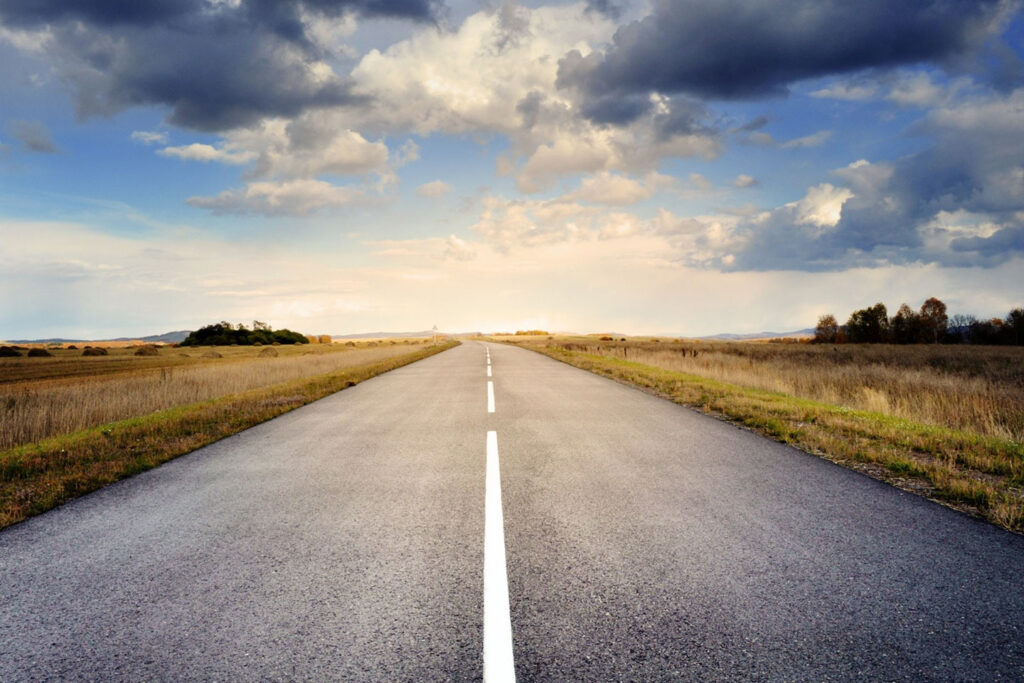 Road to the horizon